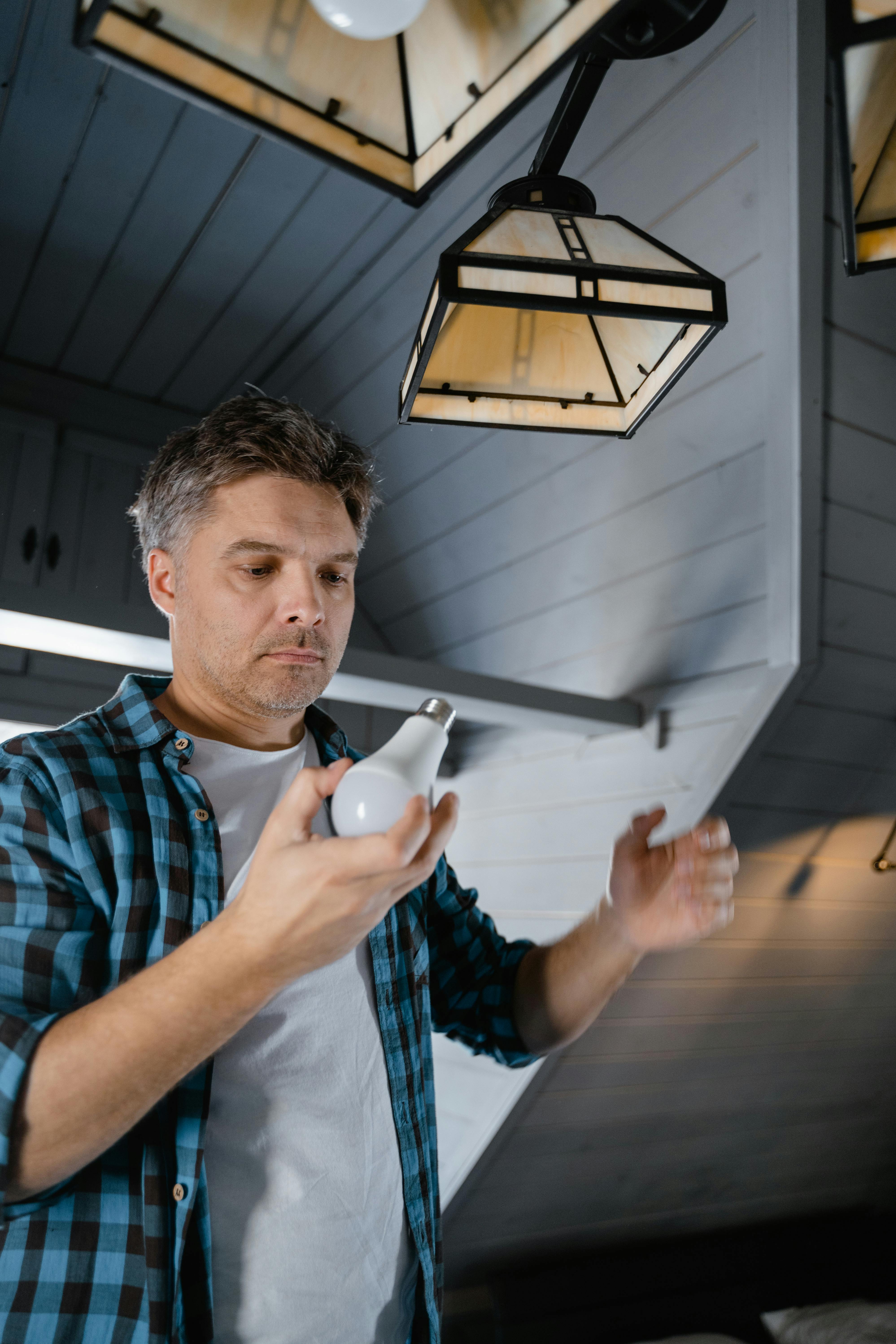 Man with Plane